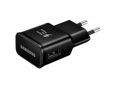 Samsung Gyári Galaxy 15W Telefon és Tablet Adapter, töltő | Fekete (USB kábel nélkül) 