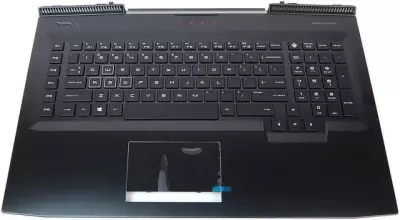 HP Omen 17T-AN100, 17-AN102X, AN-105TX, sorozathoz gyári új magyar fekete-fehér háttér-világításos billentyűzet modul touchpaddal (L14992-211)