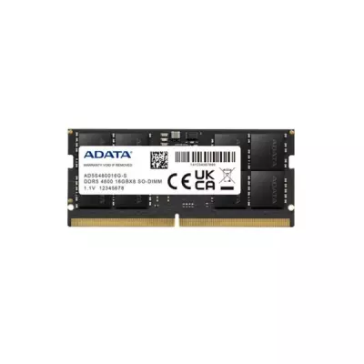 ADATA 16GB DDR5 | 4800MHz | CL40 | 1,1V laptop memória (AD5S480016G-S)