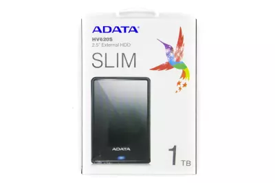 ADATA HV620S 1TB Slim fekete külső winchester (USB 3.1)