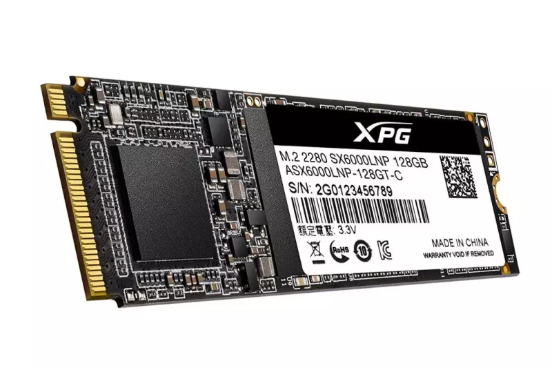 ADATA SX6000 128GB gyári új M.2 (2280) PCIe (Gen3x4) NVME SSD meghajtó kártya (ASX6000LNP-128GT-C)