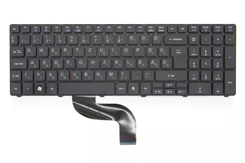 Acer Aspire 5551G fekete magyar laptop billentyűzet