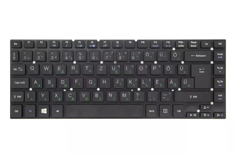 Acer Aspire E1-472G fekete magyarított laptop billentyűzet