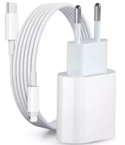 Apple iPhone 20W Gyors Töltő + Kábel (Lightning to USB-C) (A1692)