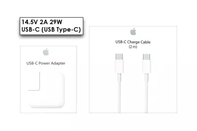 Apple MacBook 14.5V 2A 29W USB-C (Type-C) gyári új töltő (A1540)