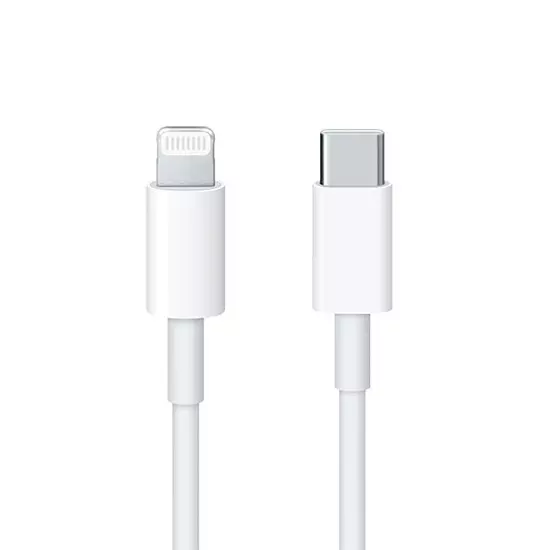 Apple gyári Lightning - USB-C adat, iPhone töltőkábel 2m, fehér (A1702) (MKQ42ZM/A)