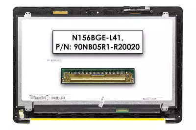 Asus TP500LA, TP500LN, gyári új fényes (15.6'' HD 1366x768) TN LVDS LCD kijelző modul (90NB05R1-R20020)