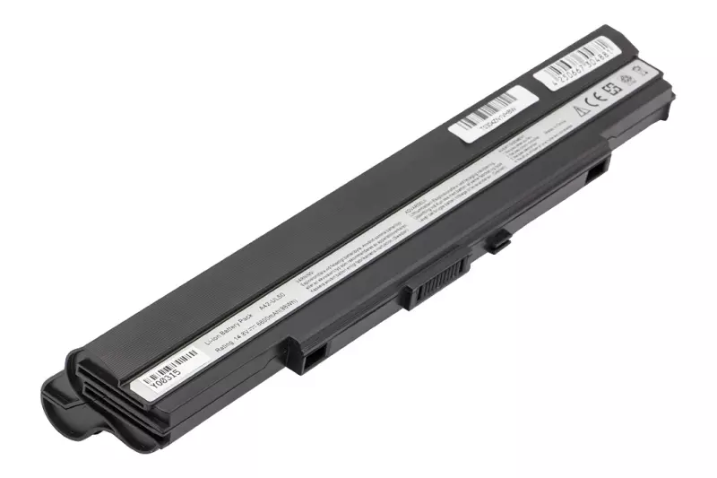 Asus U40 sorozat U40SD laptop akkumulátor, új, gyárival megegyező minőségű helyettesítő, 12 cellás (6600mAh)