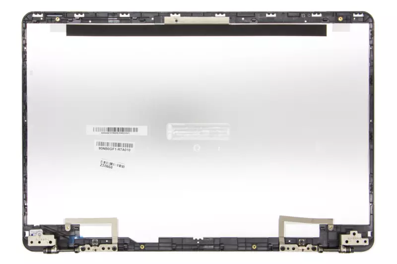 Asus X411UA, X411UQ gyári új ezüst (világos szürke) szálcsiszolt LCD kijelző hátlap zsanérral (90NB0GF1-R7A010)