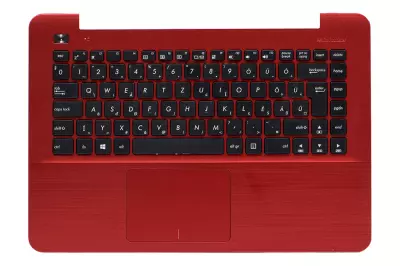 Asus X455LJ gyári új magyar piros billentyűzet modul touchpaddal (90NB08M4-R31HU0)