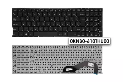 Asus X540, A540, F540 MAGYAR fekete laptop billentyűzet (0KNB0-610THU00)