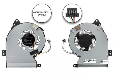 Asus X540L gyári új hűtő ventilátor, beszerelési lehetőséggel, (13NB0B10T0111, 13NB0B10T01011)