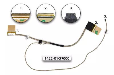 Asus X550DP, X550ZA, X550ZE gyári új LCD kábel (14005-01000100, 1422-01G9000)