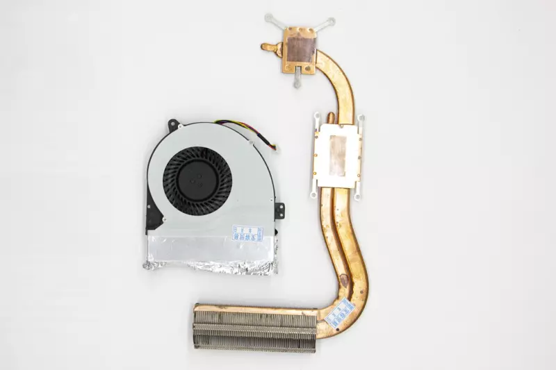 Asus X550JD, X550JF, X550JX használt komplett hűtő ventilátor egység (13NB0671AM0101)