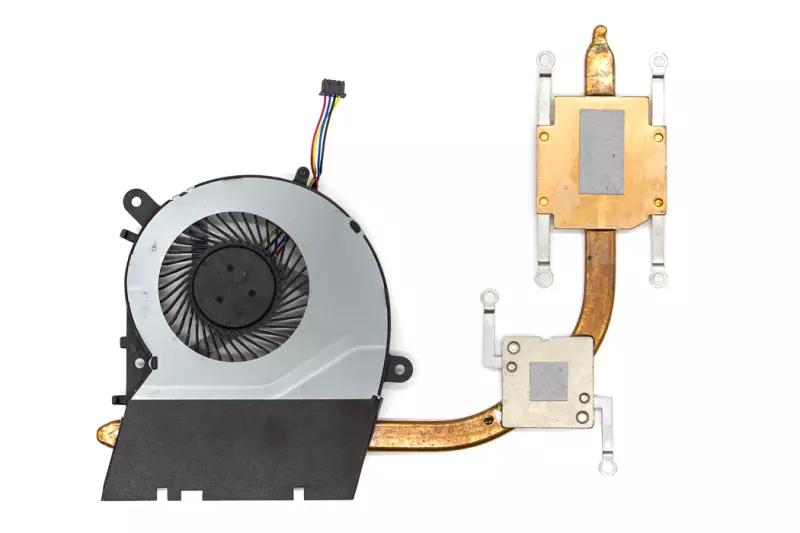 Asus X555UB, X555UQ gyári új komplett hűtő ventilátor egység (13NB0AG0AM0101)