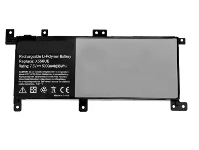 Asus X556 sorozat X556UJ laptop akkumulátor, új, gyárival megegyező minőségű helyettesítő, 2 cellás (4840mAh)