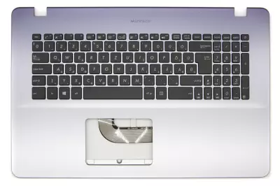Asus X705 sorozat X705MB ezüst-fekete magyar laptop billentyűzet