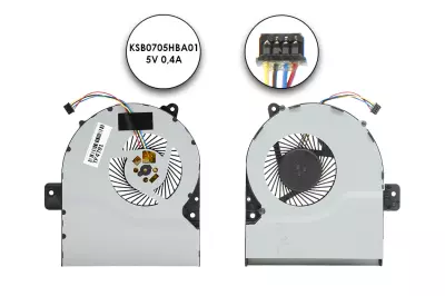 Asus X751LA, X751LD, X751MD gyári új hűtő ventilátor (13NB04I1P14011)