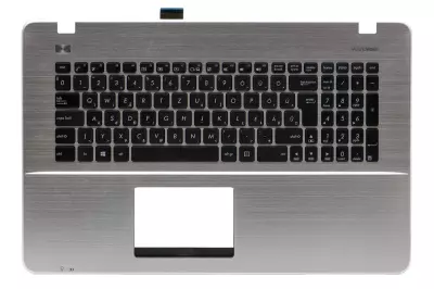 Asus X751 sorozat X751LN ezüst magyar laptop billentyűzet
