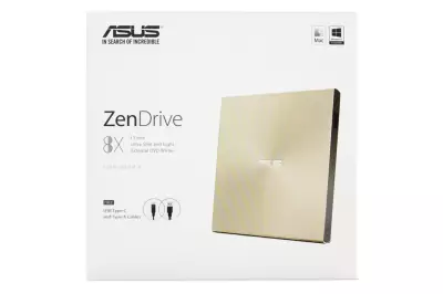 Asus ZenDrive USB Ultra Slim arany külső DVD Író (SDRW-08U9M-U)
