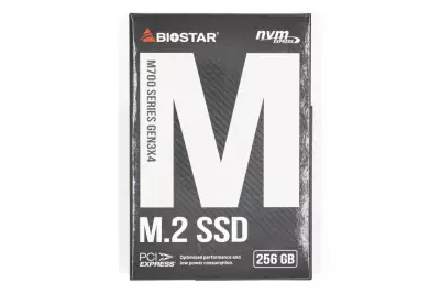 Biostar M700 256GB gyári új M.2 (2280) PCIe NVME SSD kártya (SS263PME32)