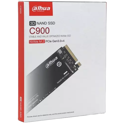 Dahua C900 1TB M.2 NVMe PCIe Gen 3.0x4 SSD meghajtó, Írás: 2000MB/s, Olvasás: 1600MB/s (2280) (DHI-SSD-C900N1TB)