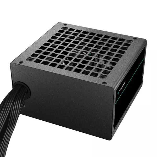 DeepCool 600W Desktop Tápegység, 12cm ventilátor, ATX12V V2.4, Aktív PFC, PC tápkábellel (PF600)