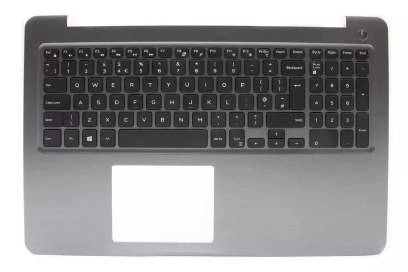Dell Inspiron 5567 szürke-fekete UK ANGOL laptop billentyűzet modul (02YGKM, 2YGKM)