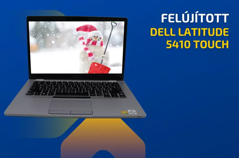 Dell Latitude 5410 Touch | 14 colos Full HD érintőképernyő | Intel Core i5-10310U | 16GB memória | 256GB SSD | MAGYAR billentyűzet | Windows 10 PRO + 2 év garancia!