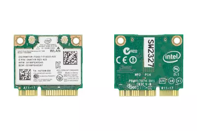 Dell Latitude E7240, Precision M4800 gyári új Mini PCI-e (half) WiFi+Bluetooth kártya (8TF1D)
