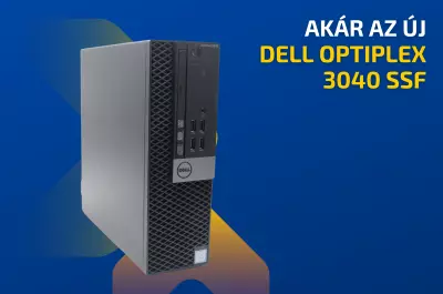 Dell Optiplex 3040 SFF | Intel Core i3-6100 | 8GB memória | 240GB SSD | Windows 10 PRO + 2 év garancia!