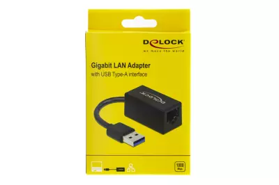 Delock USB 3.1 (apa) - Gigabit RJ45 (anya) LAN adapter, átalakító (65903)