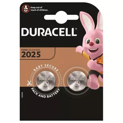 Duracell DL2025, CR2025 CMOS, 2db 3V-os elem
