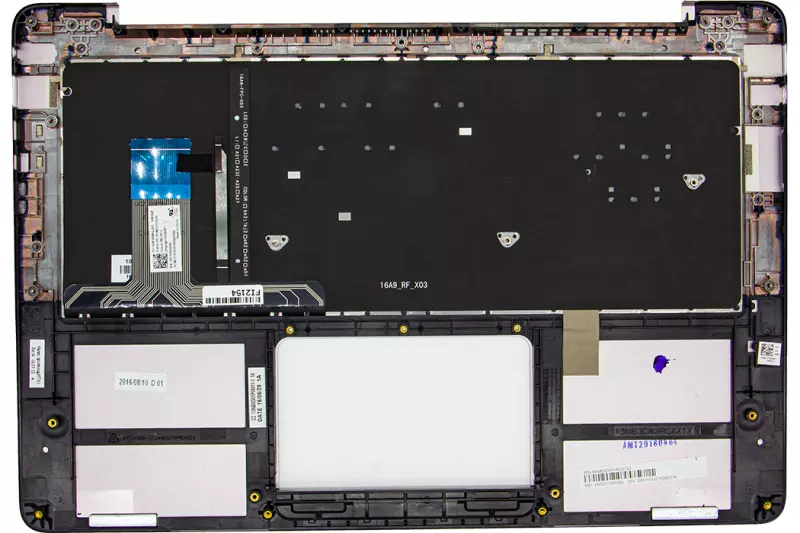 Asus ZenBook UX330UA gyári új magyar háttér-világításos szürke - fekete billentyűzet modul (90NB0CW1-R30130)