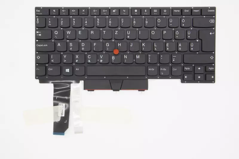 Lenovo ThinkPad E14 gyári új magyar keret nélküli fekete billentyűzet trackpointtal