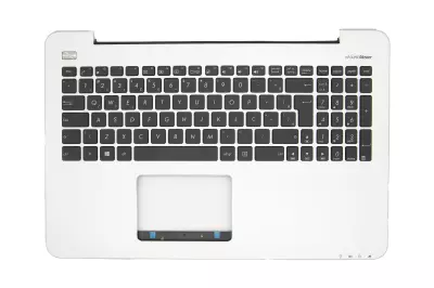 Asus X555 sorozat X555BA ezüst-fekete brazil laptop billentyűzet