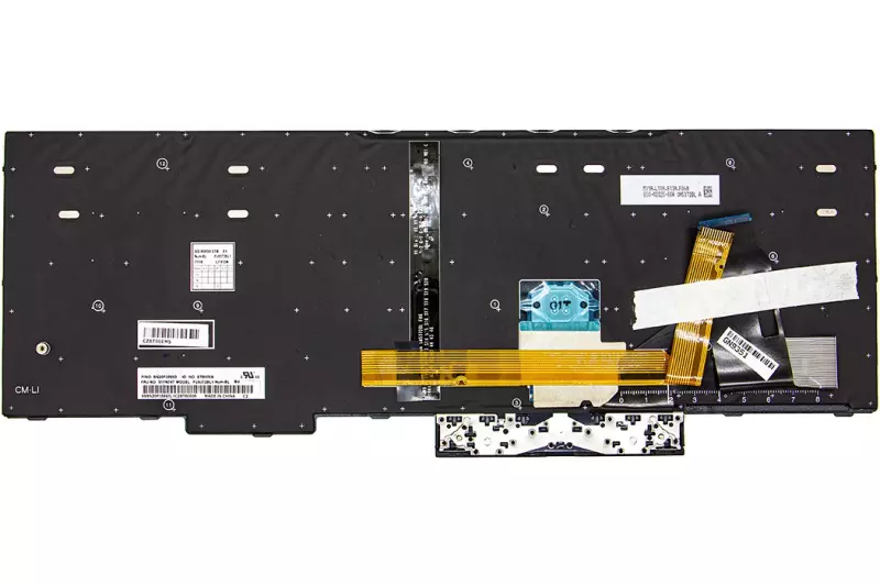Lenovo ThinkPad E580, T590, P73 gyári új, matricával magyarított szürke-fekete billentyűzet trackpointtal