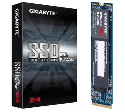 GigaByte 512GB gyári új NVMe SSD kártya (GP-GSM2NE3512GNTD)