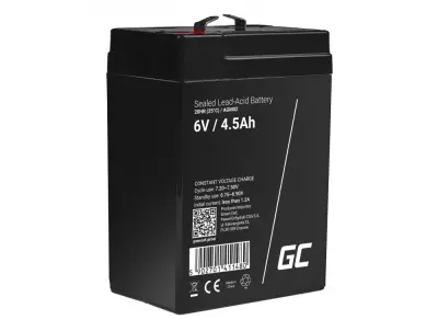 Green Cell 6V 4.5Ah Akkumulátor zárt, gondozásmentes AGM (AGM02)