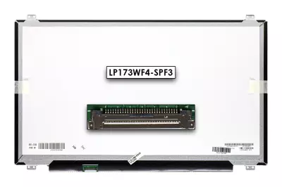 Gyári új matt 17.3'' Full HD (1920x1080) eDP LED IPS Slim kijelző (csatlakozó: 30 pin - bal) (m: 242mm, sz: 399,5mm)