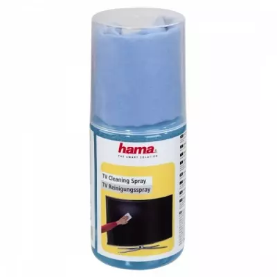 HAMA TV és kijelző tisztító spray 200ml + mikroszálas törlő kendő (95878)