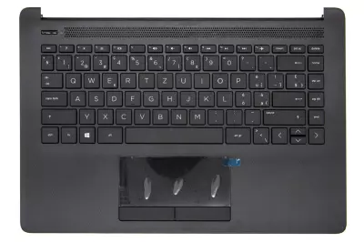 HP 14-CK000, 14-CM000 sorozathoz gyári új svájci fekete billentyűzet modul touchpaddal (L23239-BG1)