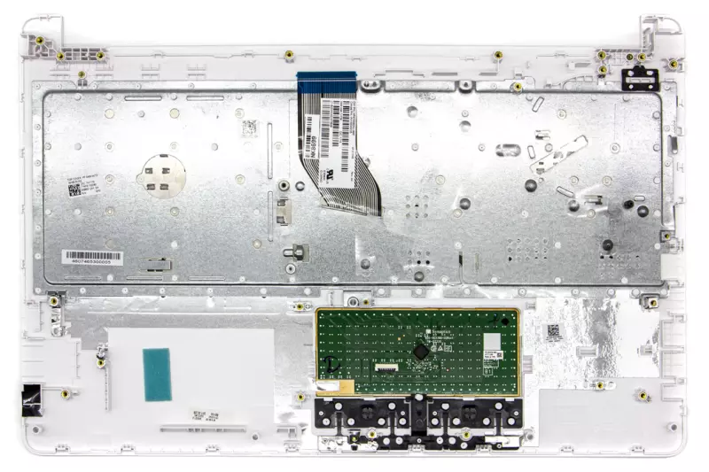 HP 15-BS, 15-BR gyári új orosz (szürke mintás) fehér billentyűzet modul touchpaddal (938651-251)