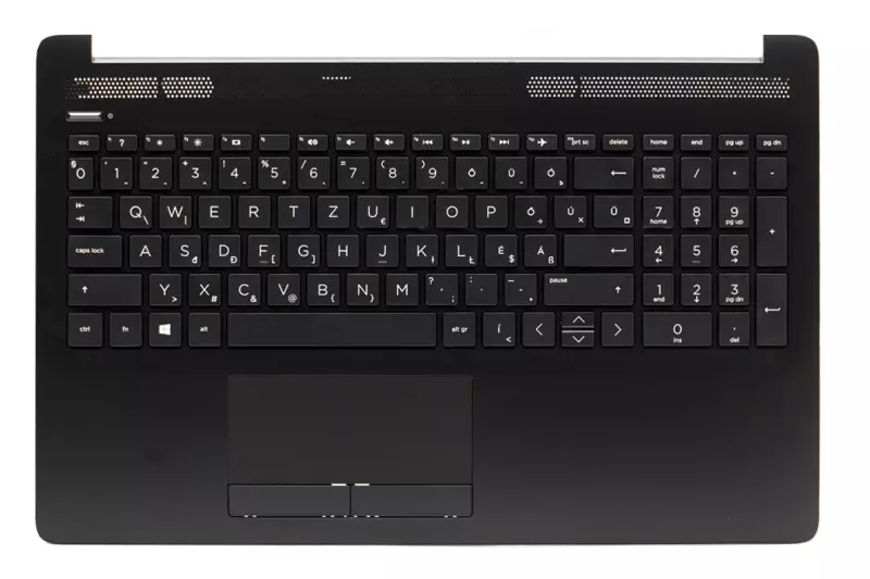 HP 15-DA, 15-DB gyári új fekete magyar billentyűzet modul touchpaddal (L20387-211)