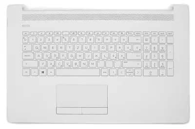 HP 17T-BY100, 17Z-CA100, gyári új magyar fehér billentyűzet modul + touchpad (L48410-211, L48756-211)