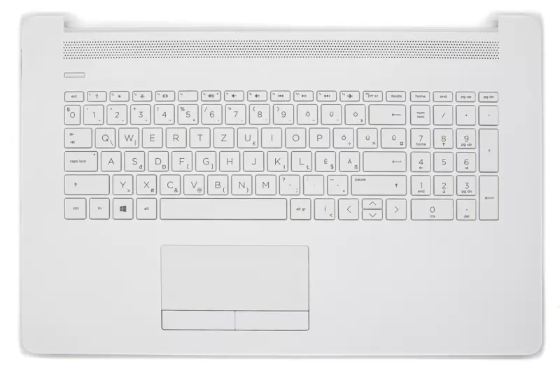 HP 17T-BY100, 17Z-CA100, gyári új magyar fehér billentyűzet modul + touchpad (L48410-211, L48756-211)