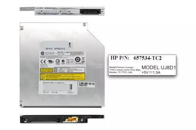 HP EliteBook használt Sata DVD-író 12,7mm (657534-TC2) (UJ8D1)