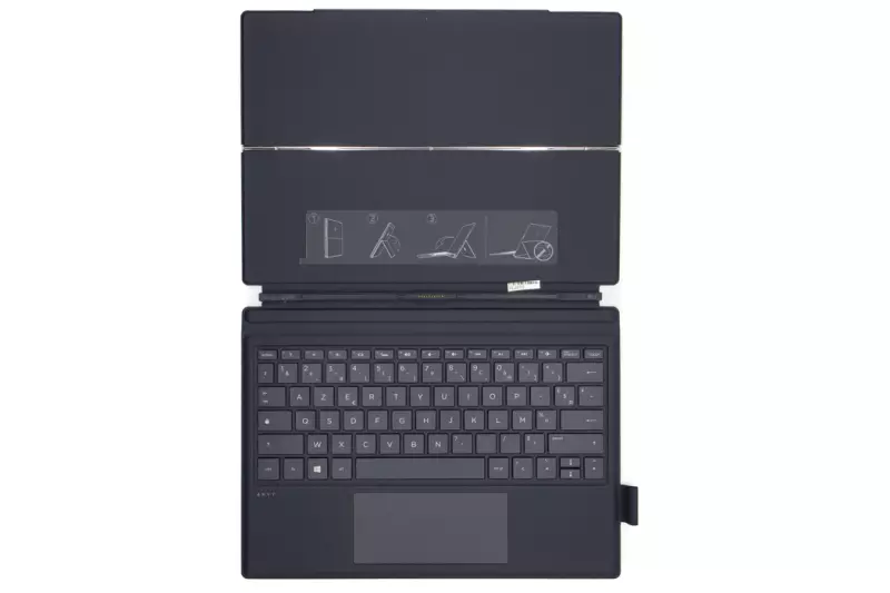 HP Envy X2 detachable 12-E0 gyári új francia fekete backlit billentyűzet (L05112-051)