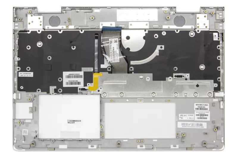HP Envy X360 15-BP100, 15T-BP100, 15M-BP100 sorozathoz gyári új olasz ezüst háttér-világításos billentyűzet modul (UMA) (934640-061)