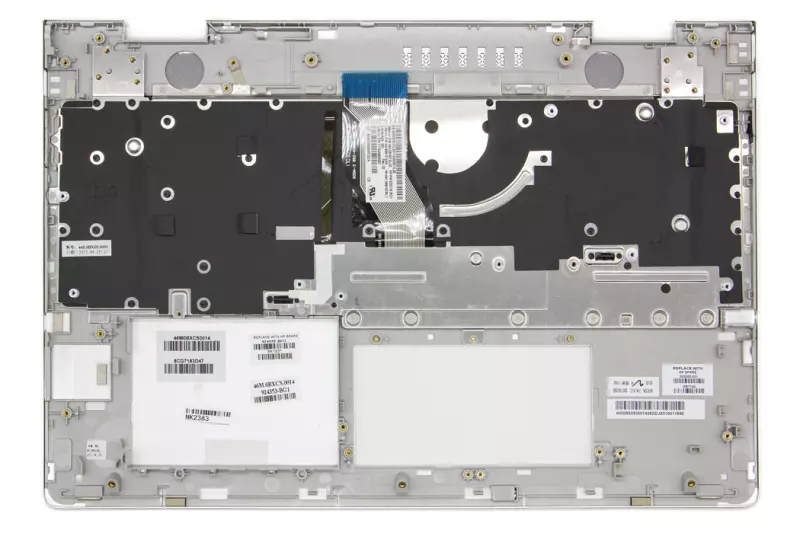 HP Envy X360 15-bp0, 15-bp1 sorozathoz gyári új ezüst svájci háttér-világításos billentyűzet modul (924353-BG1)
